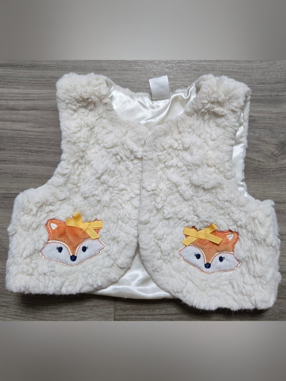 Baby Essentials Faux Fur Fox Vest